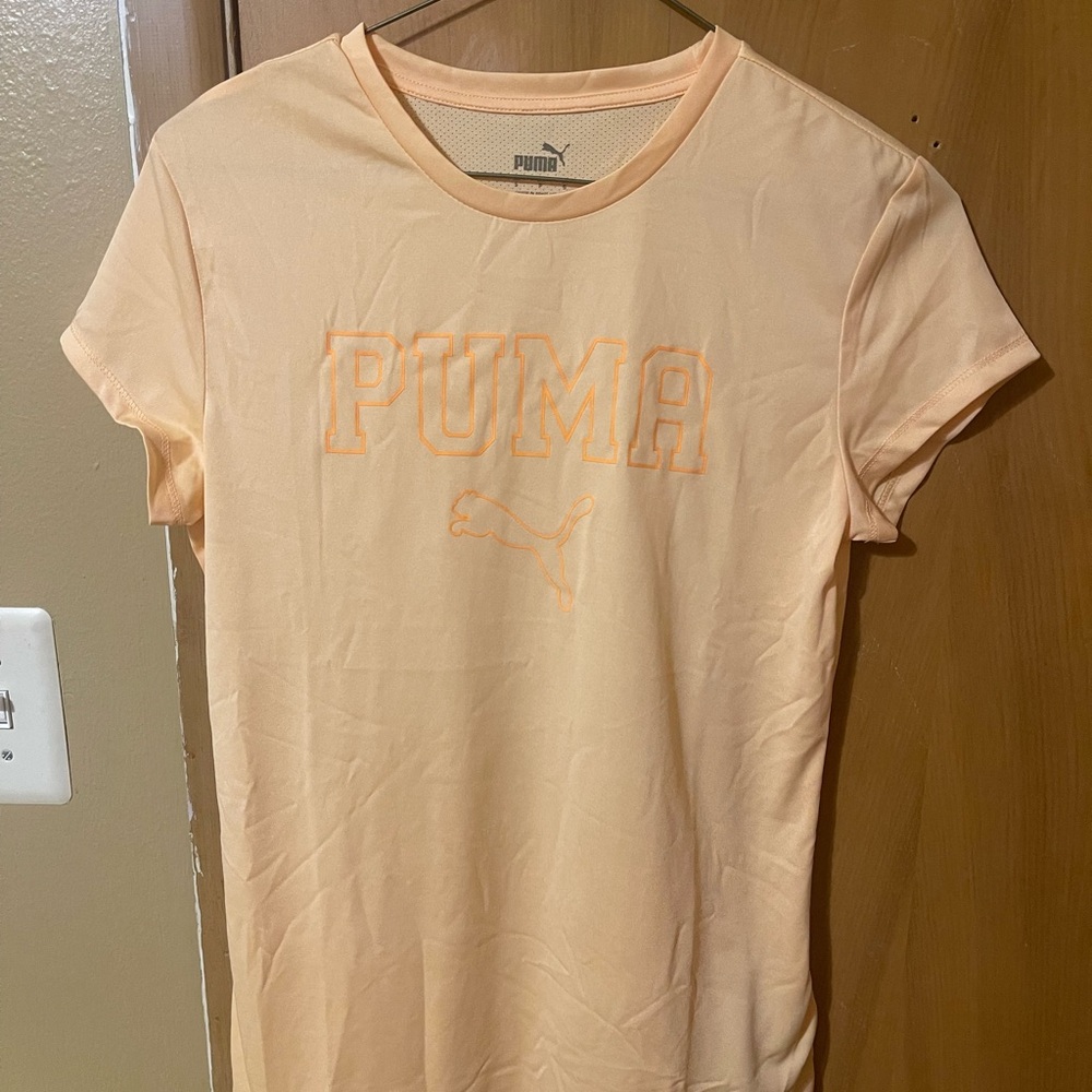 PUMA Women's Light Orange Tee